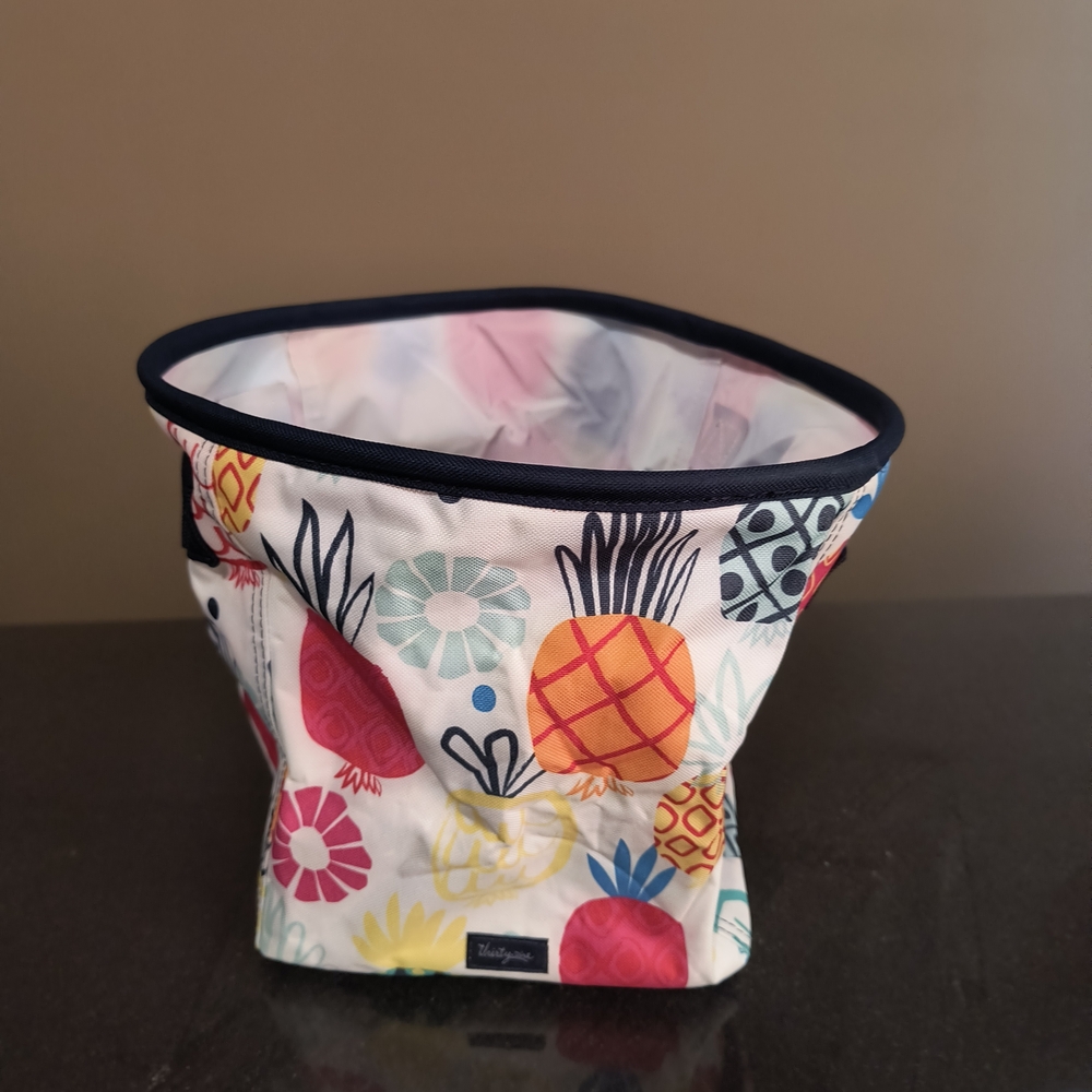 Thirty-One Pineapple Print Storage Bin